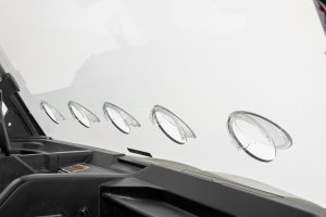 Can-Am Defender MAX HD8 XT Windshield - Front - Rough Country - Vented, Scratch Resistant - '17-'23 Can-Am Defender MAX HD8 XT Windshield - Front - Rough Country - Vented, Scratch Resistant - '17-'23